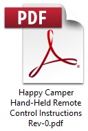 Happy Camper Hand-Held Remote Control Instructions Rev-0